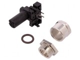 Conector M12 soclu PIN 4 mamă A-DeviceNet CANopen THT