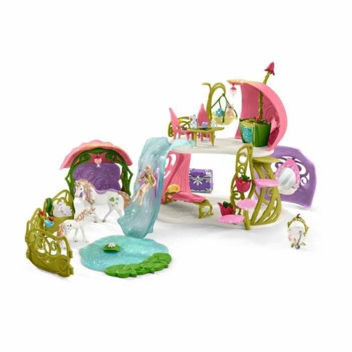 Playset Schleich glitter house with unicorns, lake and stable - 42445 Cal