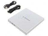 Unitate optică externă DVD argintie USB 2.0
