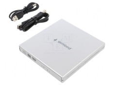 Unitate optică externă DVD argintie USB 2.0
