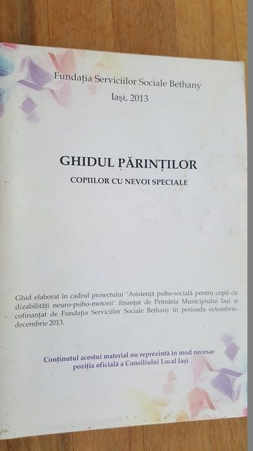 Ghidul parintilor copiilor cu nevoi speciale