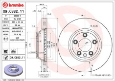 BREMBO 09.C882.11 PRIME LINE - UV Coated Disc frana