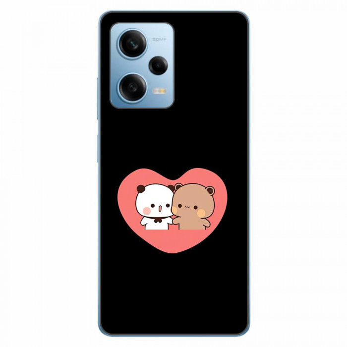 Husa compatibila cu Xiaomi Redmi Note 12 Pro 5G Silicon Gel Tpu Model Bubu Dudu In Heart