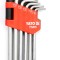 Set 9 chei imbus Torx cu gaura T10-T50 YATO