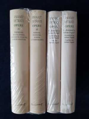 Panait Istrati &amp;ndash; Opere I, II, III, IV ( ed. de lux, Academia Romana, 4 vol.) foto