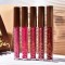 Set rujuri lichide &quot;be mine&quot; &acirc; 5 culori lucioase, catifelate, rezistente la transfer, cruelty-free