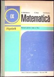 MATEMATICA. ALGEBRA. MANUAL PENTRU CLASA A IX-A-348482