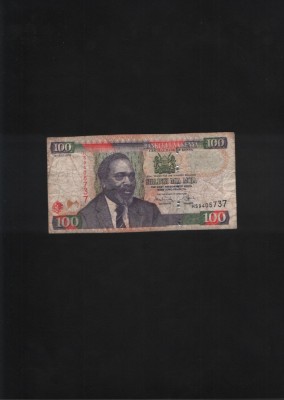 Kenya 100 shilingi shillings 2010 seria9405737 foto