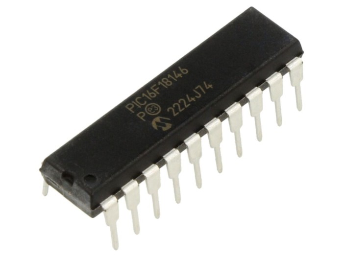 Microcontroler PIC 28kB ADC DAC THT
