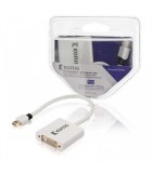Cablu adaptor Mini DisplayPort tata - DVI-I 24+5 mama 0.2m alb Konig