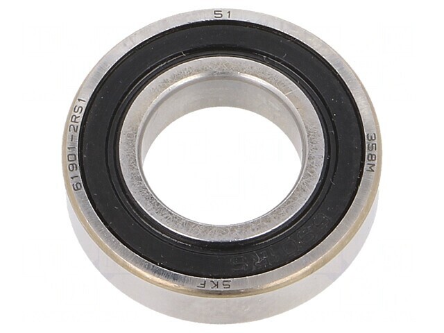 Lagăr cu bile pe un singur r&acirc;nd 12x24x6mm 61901-2RS1 SKF