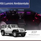Lumini ambientale Jeep Wranger Rubicon 2014-2020 set complet control telefon sau sistem original CarStore Technology