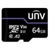 Card Memorie MicroSD 64GB Uniview Purple Card TF-64G-T, C10/U3/V30, 100MB/s, Supraveghere Video