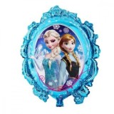 Balon Oglinda Elsa si Ana, Frozen 2, reversibil, 60 x 60 cm, Oem