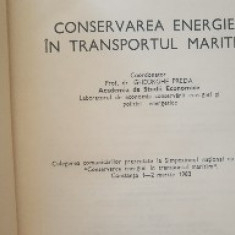 Conservarea energiei în transportul maritim - Gheorghe Preda