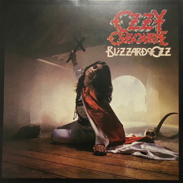 Ozzy Osbourne Blizzard Of Ozz ExUS SilverRed Swirls LP (vinyl)