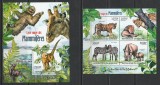 Burundi 2012 - Lista Rosie a Mamiferelor S/S 1v + M/S 1v MNH, Nestampilat