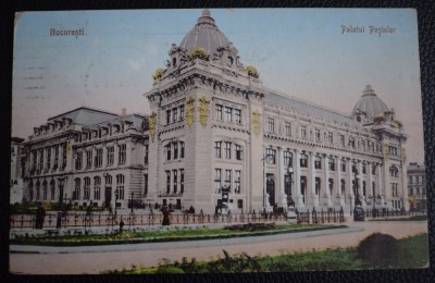 AKVDE23 - Bucuresti - Palatul Postelor - 1908 - cursa 72 foto