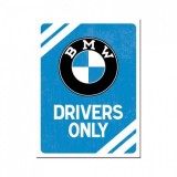 Magnet - BMW Drivers Only, Nostalgic Art Merchandising