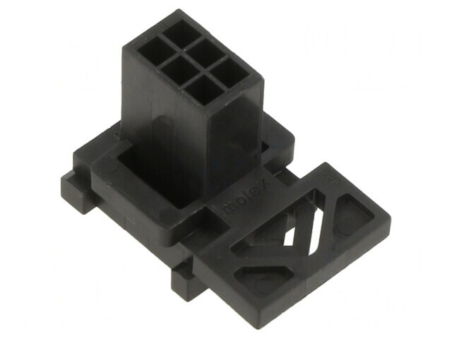 Microfit 3.0 BMI Panel Mount Plug 6 Pini
