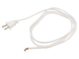 Cablu Electric 2x18AWG PVC 1,8m Alb 10A