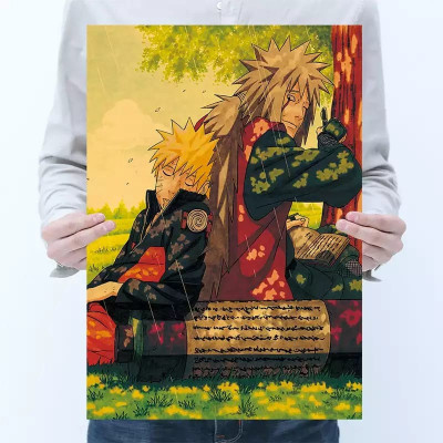 Poster naruto anime cartonat foto