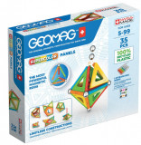 Set de constructie magnetic - Supercolor - Panels Recycled 35 piese | Geomag