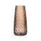 Vaza decorativa din sticla, Design cu romburi, 10x21 cm, ATU-086395