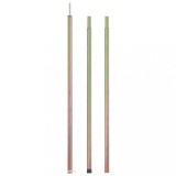 vidaXL St&acirc;lp telescopic pentru cort, lungime 170-255 cm, oțel zincat
