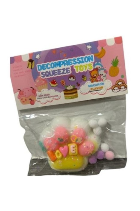 Jucărie interactivă pufoasă Labuta, multicoloră, ameliorează stresul, &icirc;și recapătă rapid forma