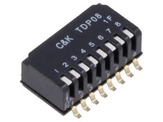 Comutator DIP-SWITCH 8 Sec?iuni OFF-ON 24VDC foto