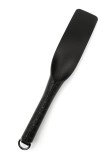 Padela din Piele Naturala, Negru, 34 cm