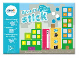 Carte Creativa Stick&quot;n Give It A Stick - Patrate (+3 Ani)