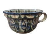 CANA VINTAGE DE DIMENSIUNI MARI DIN CERAMICĂ, LUCRATA MANUAL