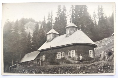 Sinaia - Pestera Ialomitei - Schitul Nou aprox.1930 - tip foto, necirculata foto