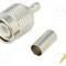 Conector TNC mufă tată drept 50&Omega; crimpat POM aurit AMPHENOL RF