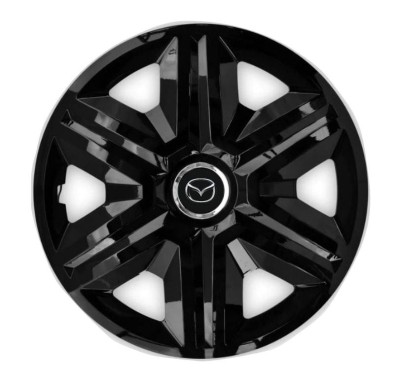 Set 4 Capace Roti pentru Mazda, model Fast Black, R14 foto