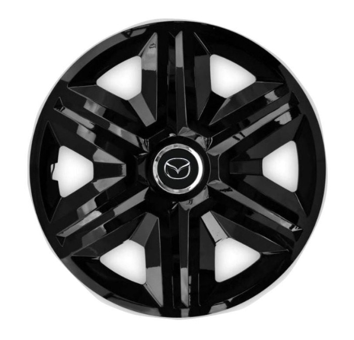 Set 4 Capace Roti pentru Mazda, model Fast Black, R14