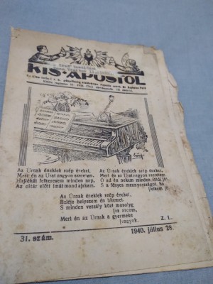 FASCICOL INTERBELIC IN MAGHIARA KIS.APOSTOL 31 /1940 foto