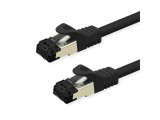 Cablu de retea RJ45 S/FTP Cat.8 (Class I) LSOH 1m Negru, Value 21.99.1861