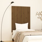VidaXL Tăblie de pat pentru perete, maro miere, 82,5x3x110 cm lemn pin