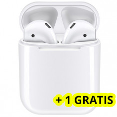 1+1 Casti wireless audio EVO Buds Inpods 12, Bluetooth 5.0, Microfon, Touch Senzor, Alb