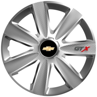 Set 4 Capace Roti GTX Gri R15, Pentru Chevrolet foto