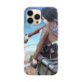 Husa compatibila cu Apple iPhone 12 Pro model Mikasa Atack on titan, Silicon, TPU, Viceversa, Transparent, Carcasa