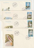 Romania FDC pelicani WWF , nr lista 1115.