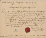 45S Licență de căsătorie eliberată de protopopul ortodox George Nicolin al localității S&acirc;nnicolau Mare, azi &icirc;n județul Timiș, 1878