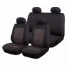 Set Huse Scaune Auto pentru Renault Kangoo - New Style, Negru Grena, 9 bucati, Ro Group