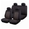 Set Huse Scaune Auto pentru Renault Symbol - New Style, Negru Grena, 9 bucati