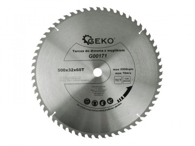 Disc pentru lemn 500x32x60T, Geko G00171 foto