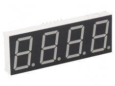Afișaj LED 7 Segmente 20.4mm 4 Digite Galben-Verde